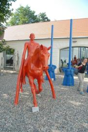 Prague 2013/Kampa Island Museum/Michal Gabriel: Red Horse 2008-9